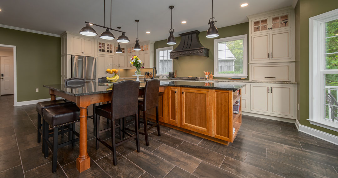 Ron Roman Studios, Custom Fine Woodworking, Walnut Built-in Bookcase and Entertainment Center